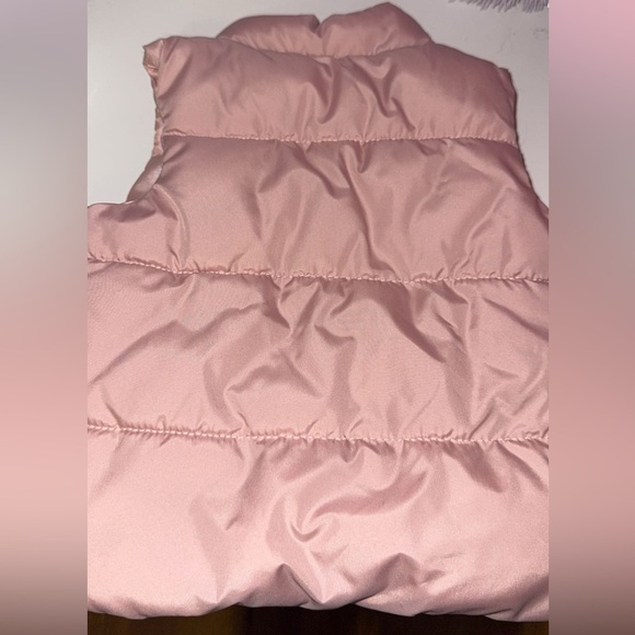 Old Navy Pink Quilted Vest Insulated Sporty - Picture 3 of 3